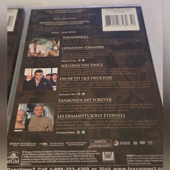 DVDs - Sean Connery 007 Collection Volumes 1 & 2 - Picture 5 of 12